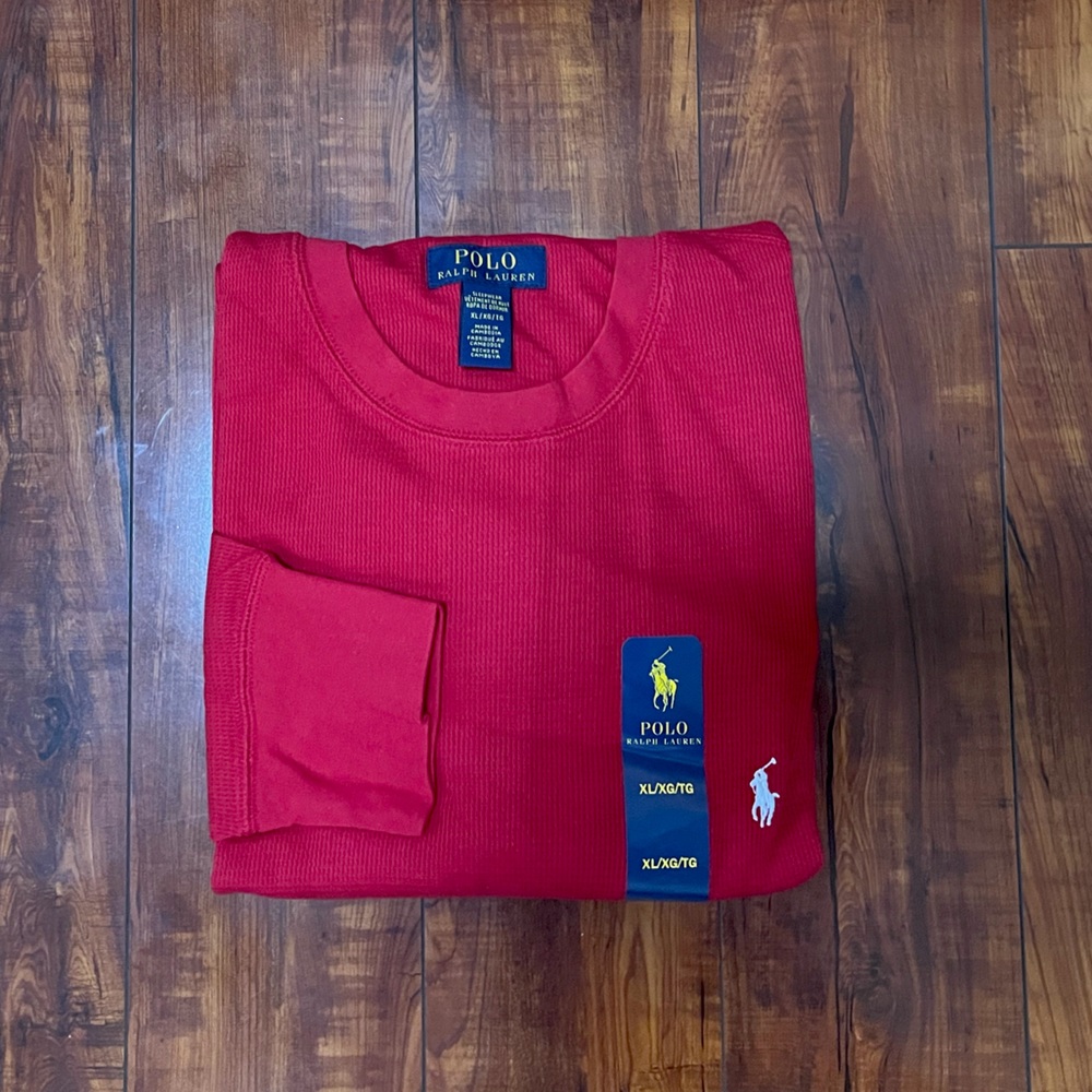Brand New Polo Ralph Lauren Waffle Pajama Top